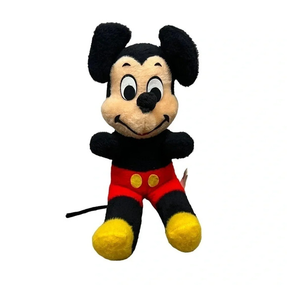 VTG Walt Disney Mickey Mouse Plush Blue Tag Collectible Stufffed Animal - Picture 1 of 8